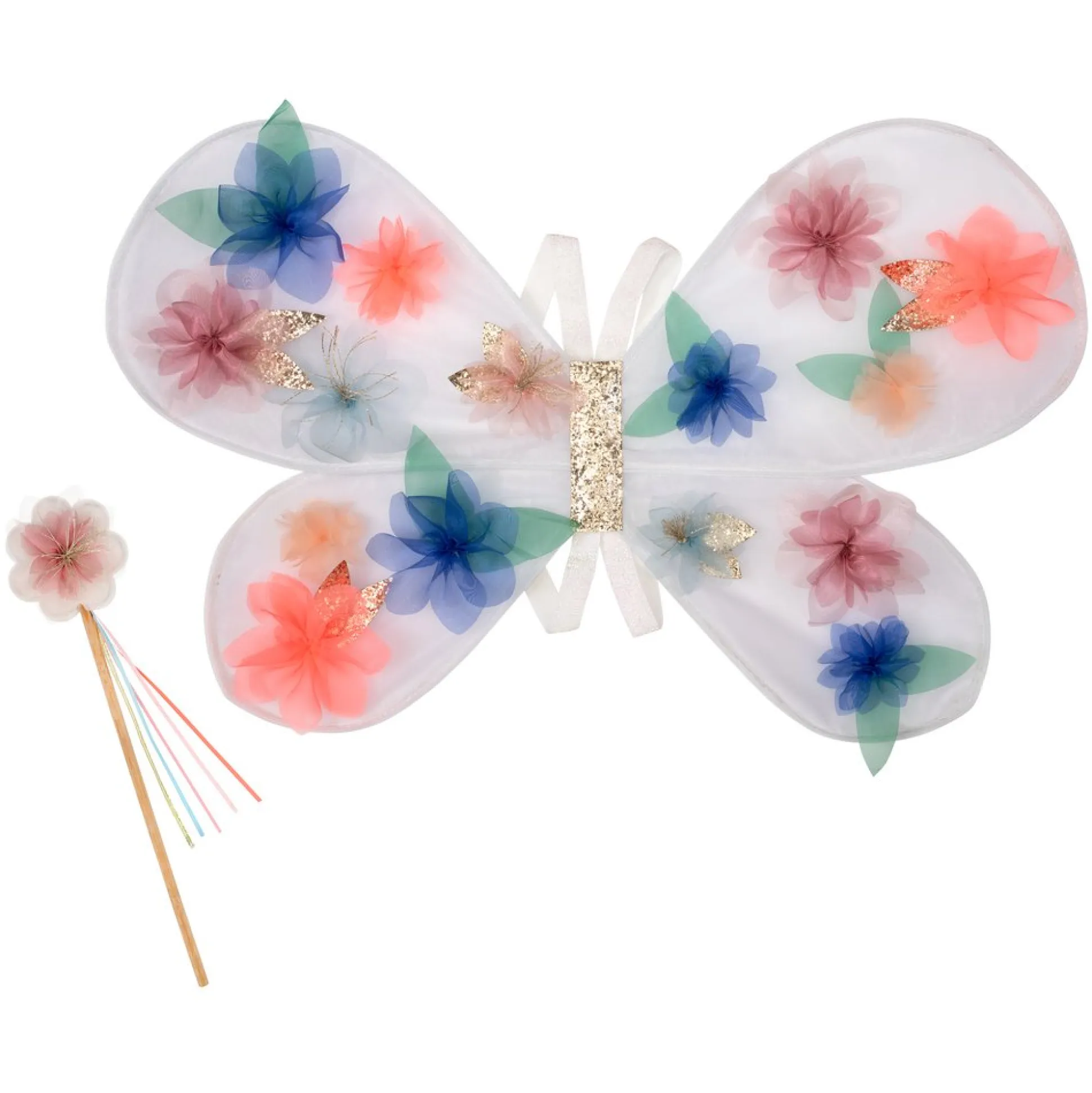 Organza Flower Wings & Wand, 3-6 Years