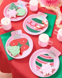 Ornament Plates - 24 paper plates
