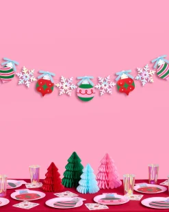 Ornament Snowflake Banner - iridescent foil banner