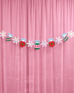Ornament Snowflake Banner - iridescent foil banner