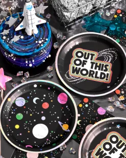 Out of This World Plates - 24 paper plates