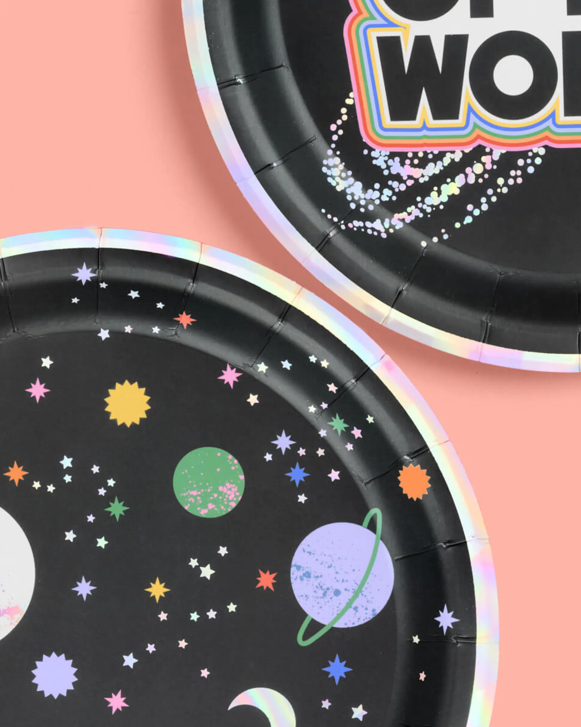 Out of This World Plates - 24 paper plates