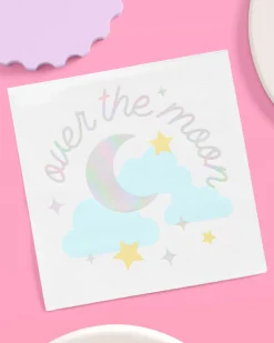 Over the Moon Napkins - 50 paper napkins