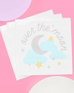 Over the Moon Napkins - 50 paper napkins