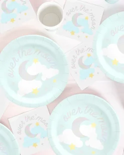 Over the Moon Plates - 25 paper plates
