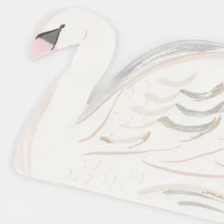 Painted Swan Napkins, Pack of 16