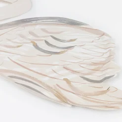 Painted Swan Plates, Pack of 8