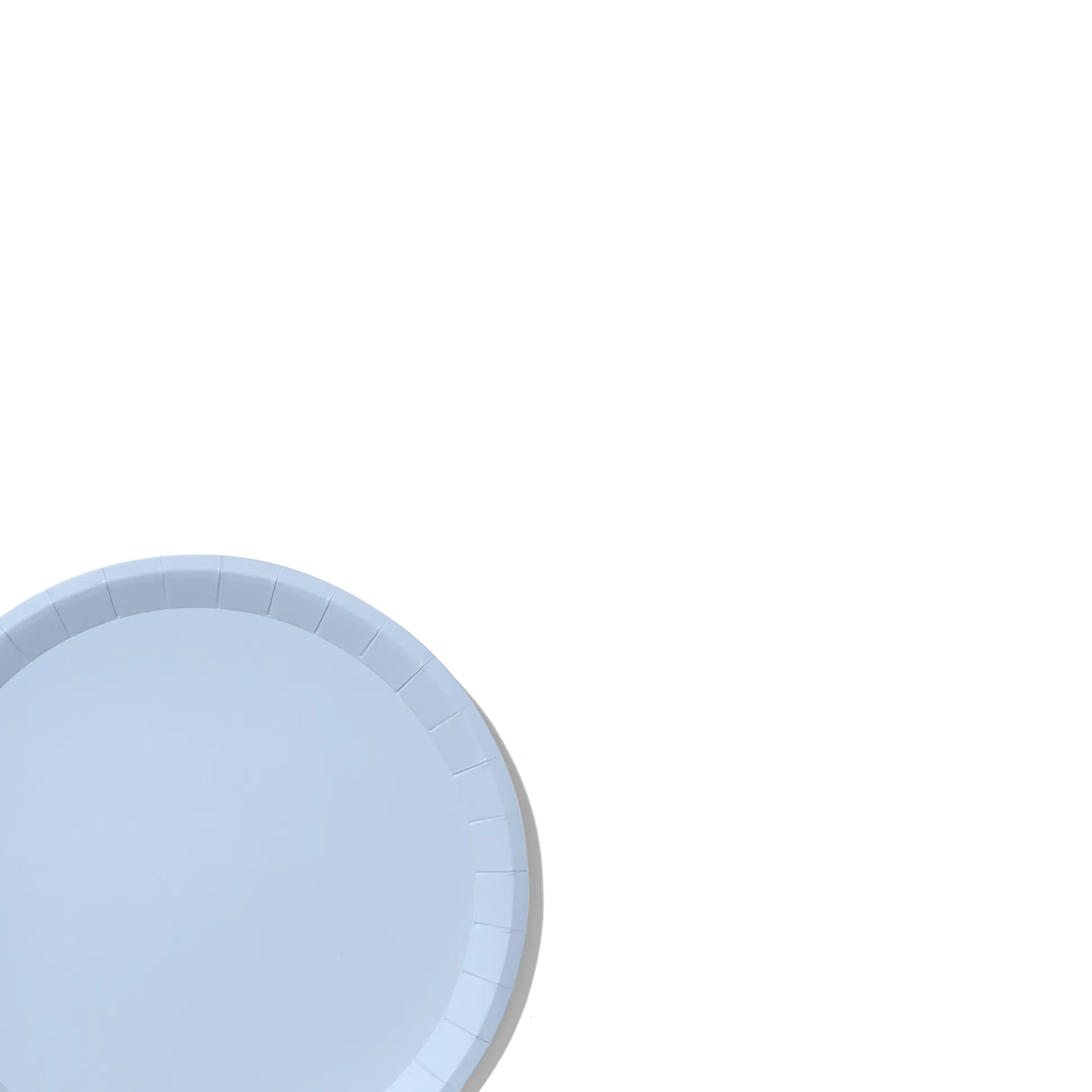 Pale Blue Classic Large Plates (10 per pack)