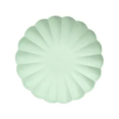 Pale Mint Simply Compostable Small Plates, Pack of 8