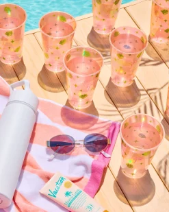Palm Royale Cups - 16 plastic cups