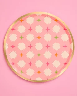 Palm Royale Plates - 32 paper plates, 2 sizes