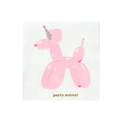 Party Animal Witty Cocktail Napkins, Pack of 20