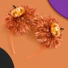 Party Pumpkin Headband - disco + fringe headband