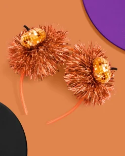 Party Pumpkin Headband - disco + fringe headband