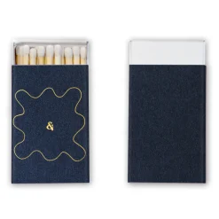 Pasta Party Custom Matchboxes, Gold Foil