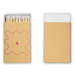 Pasta Party Custom Matchboxes, Fuchsia Foil