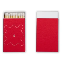 Pasta Party Custom Matchboxes, Silver Foil