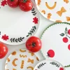 Pasta Party Hors d'Oeuvres Plate Set - set of 12