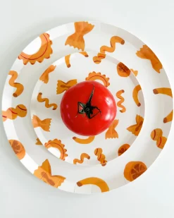 Pasta Party Hors d'Oeuvres Plate Set - set of 12