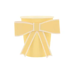 Pastel Bow Cups, Pack of 8