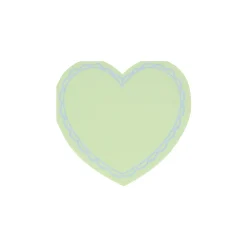 Pastel Heart Small Napkins, Pack of 16