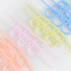 Pastel Loopy Candles (x 16)