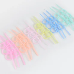 Pastel Loopy Candles (x 16)