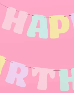 Pastel Party Banner - Matte Pastel Banner