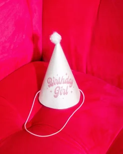 Pastel Party Hats - 13 glitter paper hats