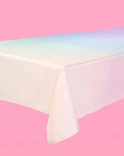 Pastel Party Tablecloth - Washable Table Cover