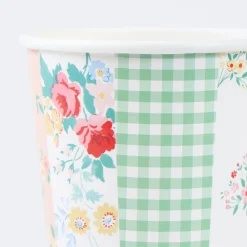 Patchwork Cups (x 8)