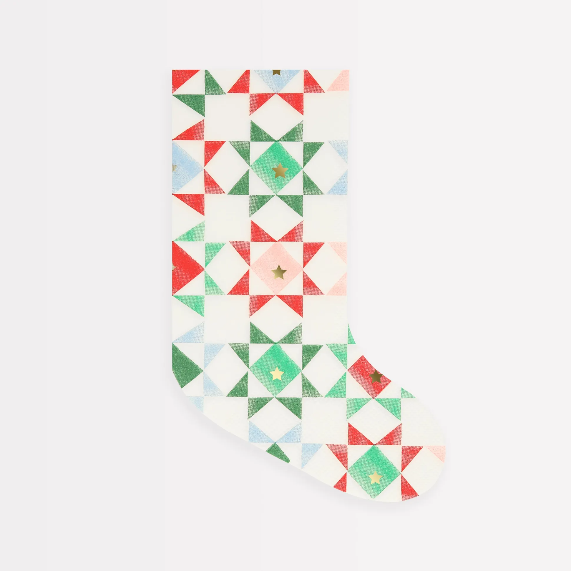 Patchwork Stocking Napkins, Pack of 16