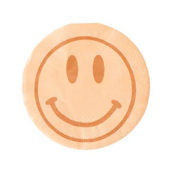 Peace & Love Smile Cocktail Napkins, Pack of 20