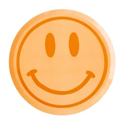 Peace & Love Smile Dessert Plates, Pack of 8