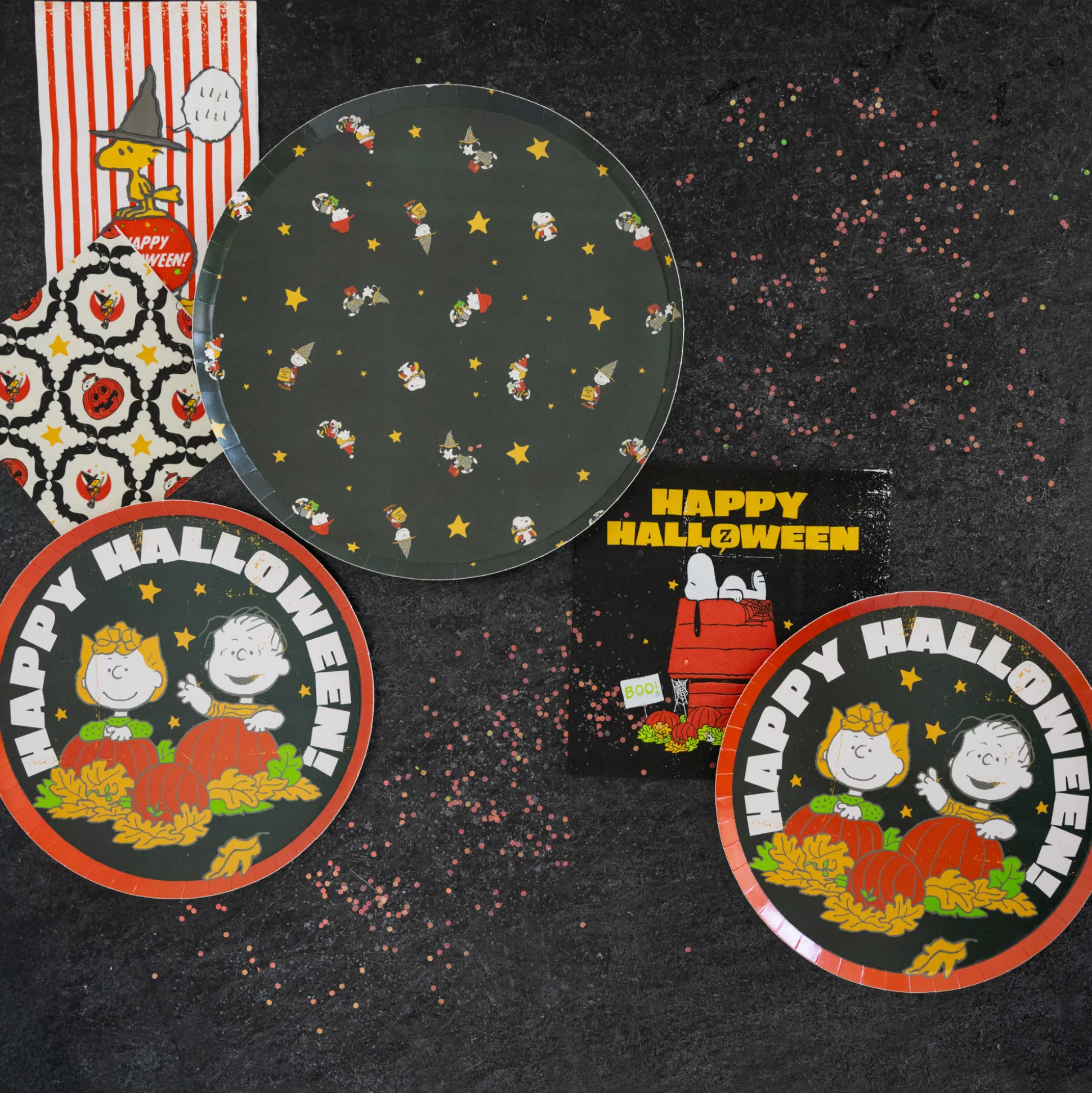Peanuts Halloween Dinner Plates