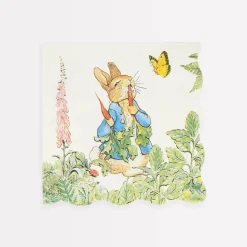Peter Rabbit In The Garden Large Napkins, Pack of 16
