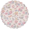 Pink Chintz Dinner Plates, Set of 8