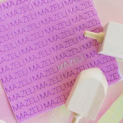Pink "Mazel" Cocktail Napkins, Set of 20