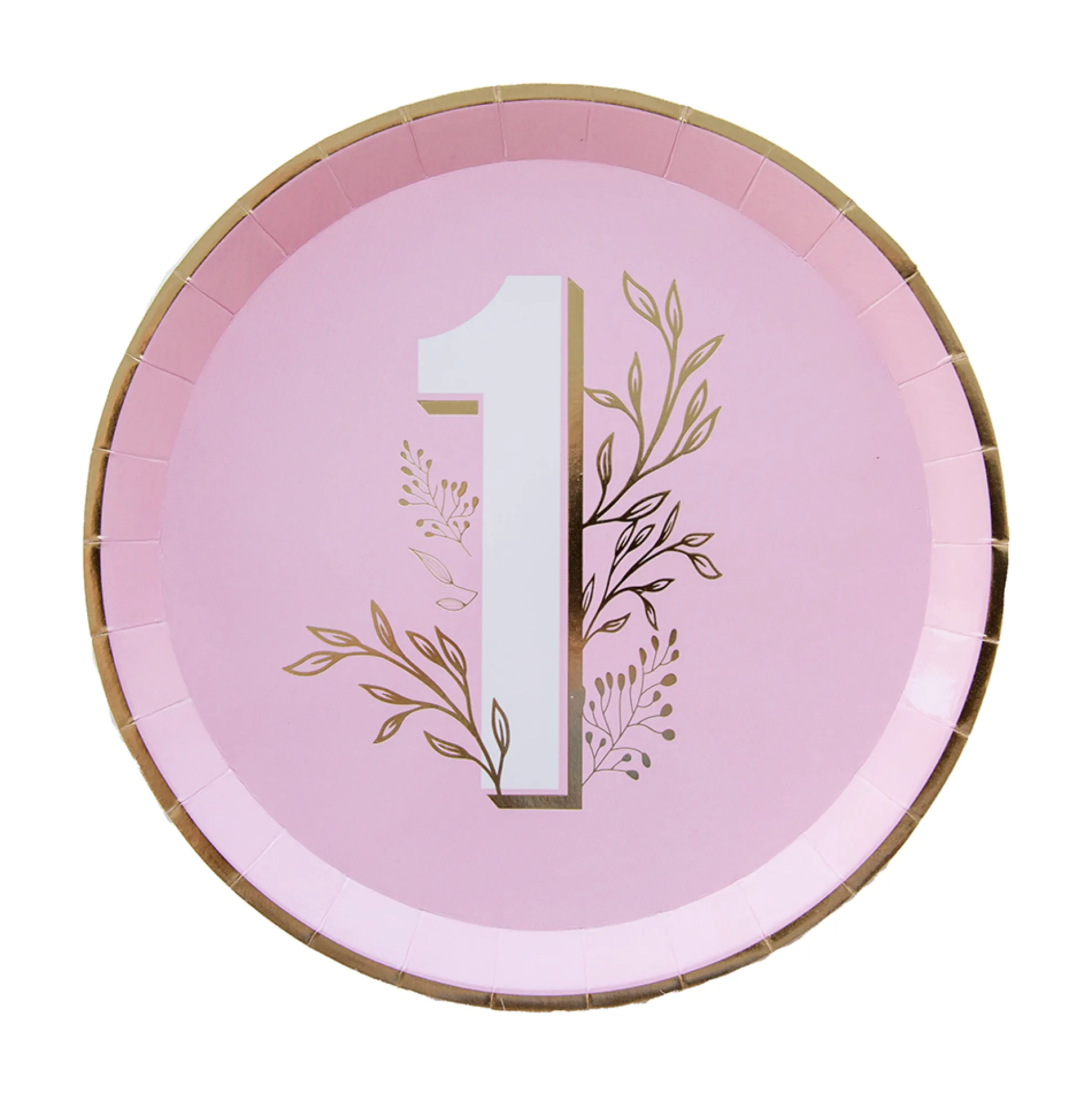 Pink Onederland Dinner Plates, Pack of 8