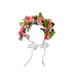 Pink Rose Flower Crown (Kids Size)