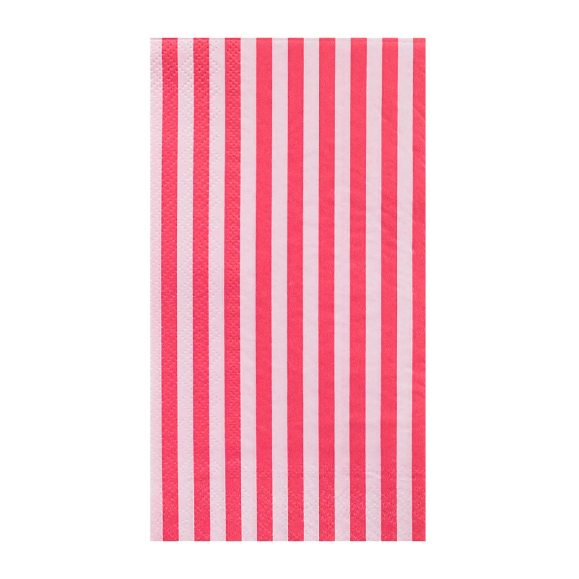 Pink Striped Guest Napkins, Pack of 16
