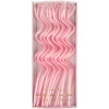 Pink Swirly Candles, Pack of 20