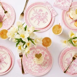Pink Toile Cups, 10 per pack