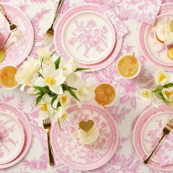 Pink Toile Large Napkins (25 per pack)