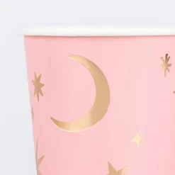 Pink Witch Cups, Pack of 8