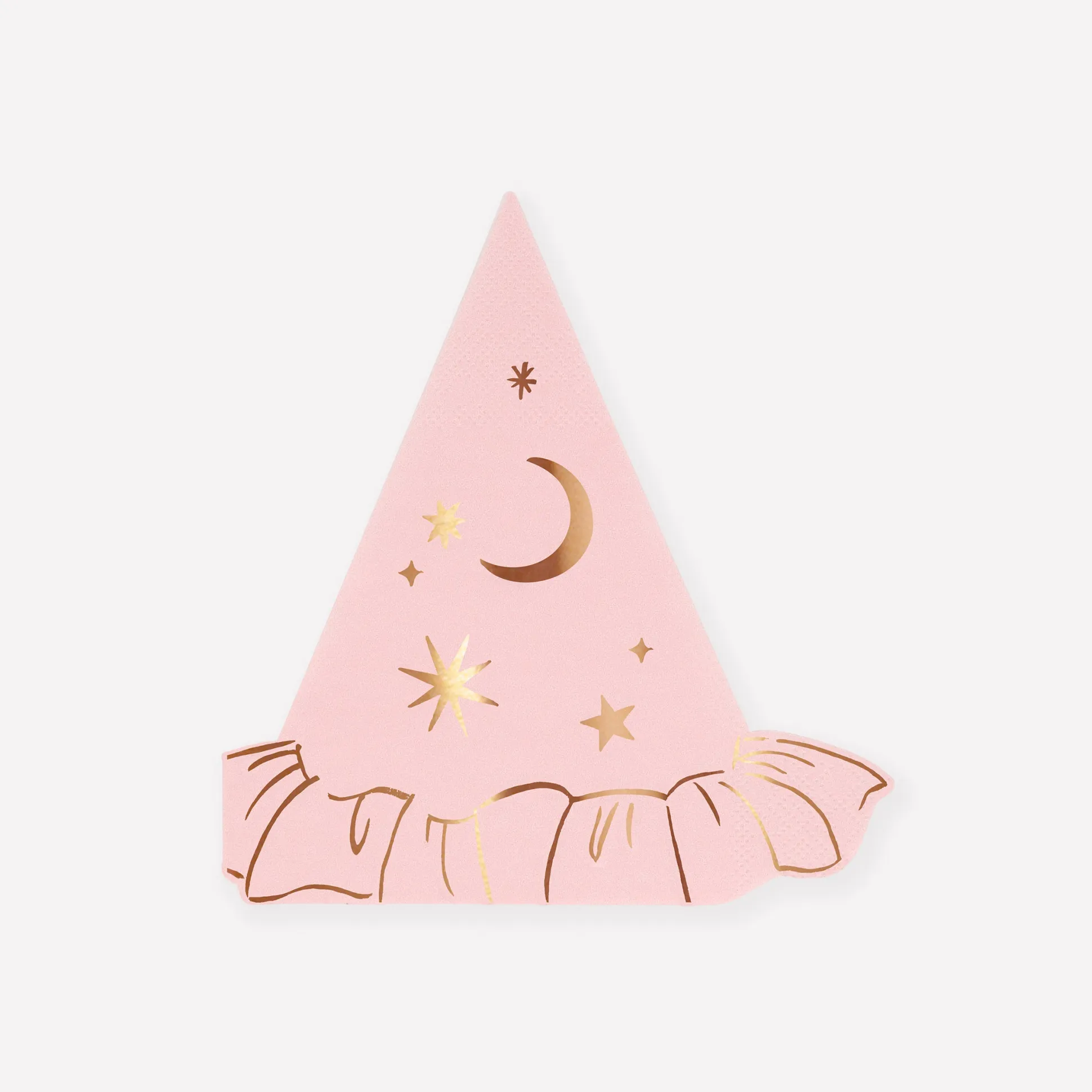 Pink Witch Hat Napkins, Pack of 16