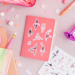 Pirouette Sticker Set, Pack of 4