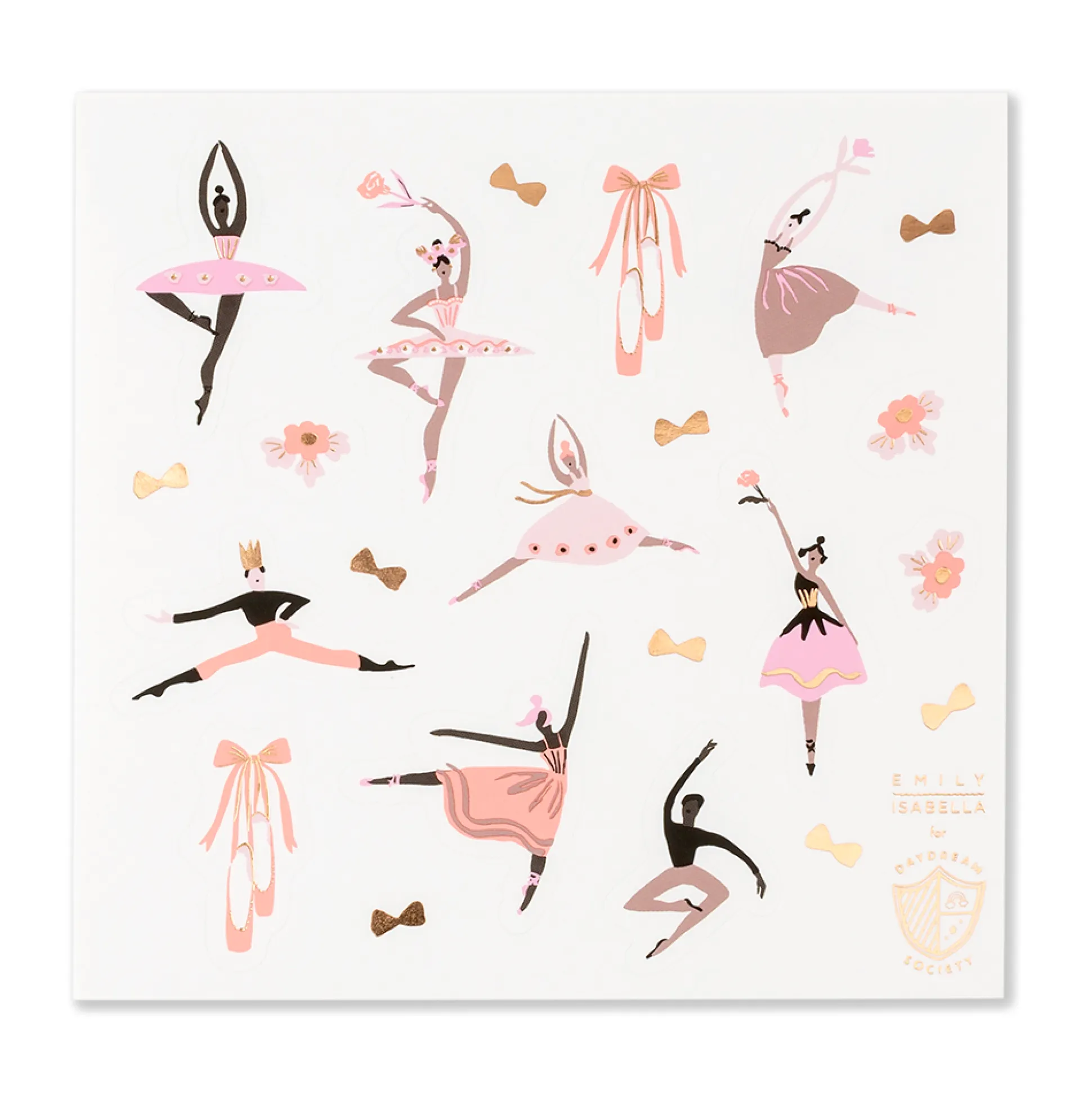 Pirouette Sticker Set, Pack of 4
