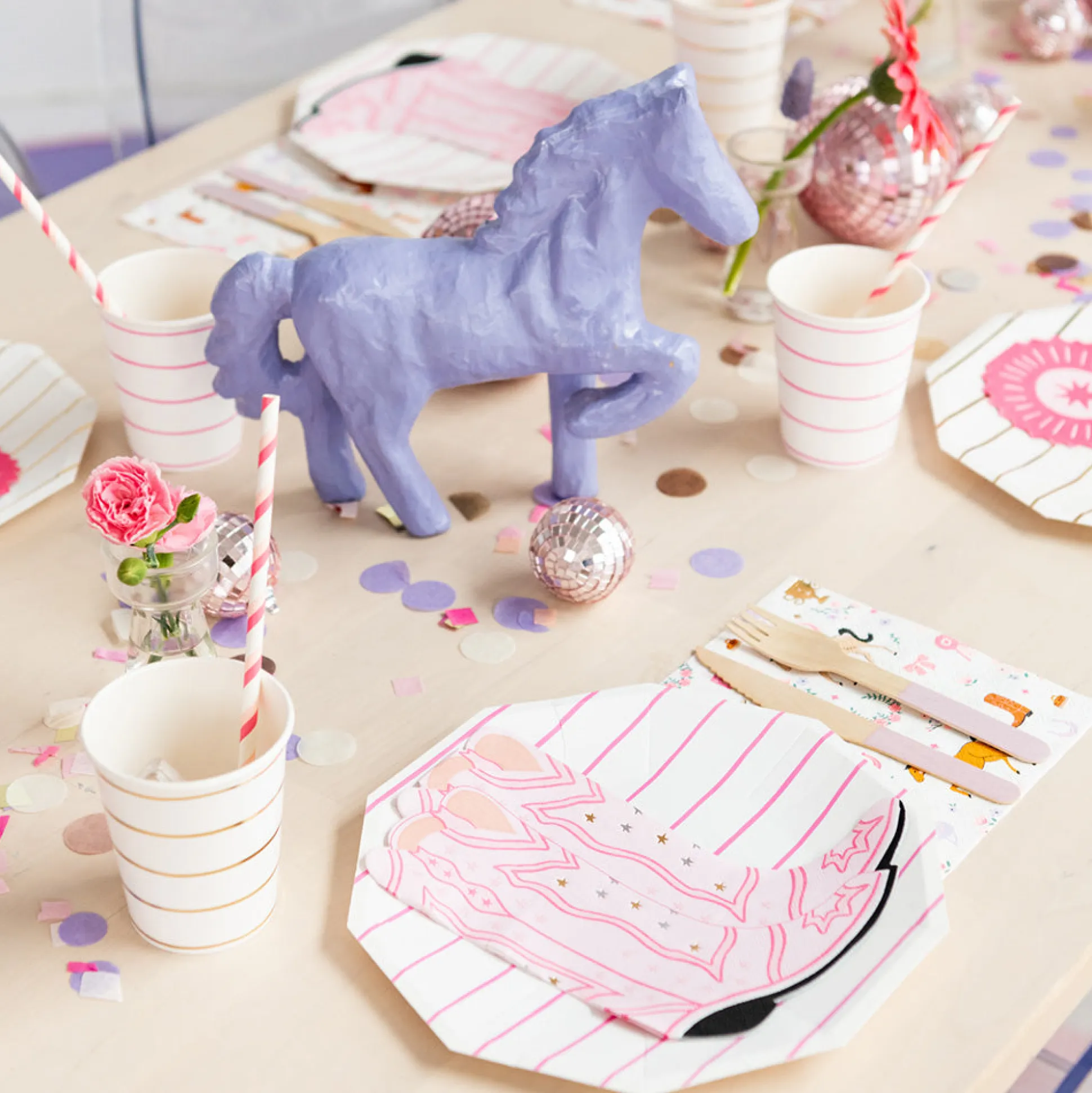 Pony Tales Large "Boot" Napkins, Pack of 16