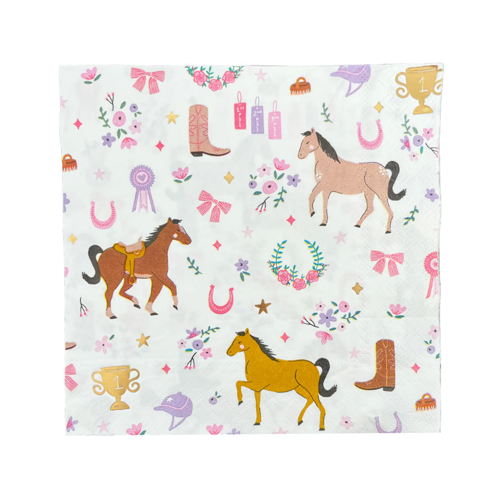 Pony Tales Large Napkins, Pack of 16
